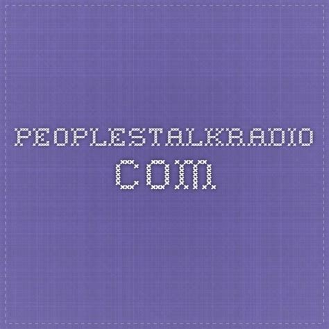 Welcome to Peoples Talk Radio. If your a member please login 