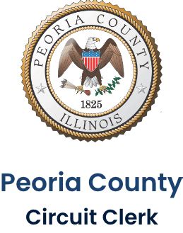 Peoria illinois circuit clerk. Peoria County Circuit Clerk. Judges. Find. Peoria County Case Information. Remote Hearing Information. Self-Help Information. Lactation Room. ... Peoria, IL 61602. Marshall County Marshall County Courthouse 122 N Prairie St P.O. Box 328 Lacon, IL 61540-0328. Putnam County Putnam County Courthouse 120 N. Fourth St 