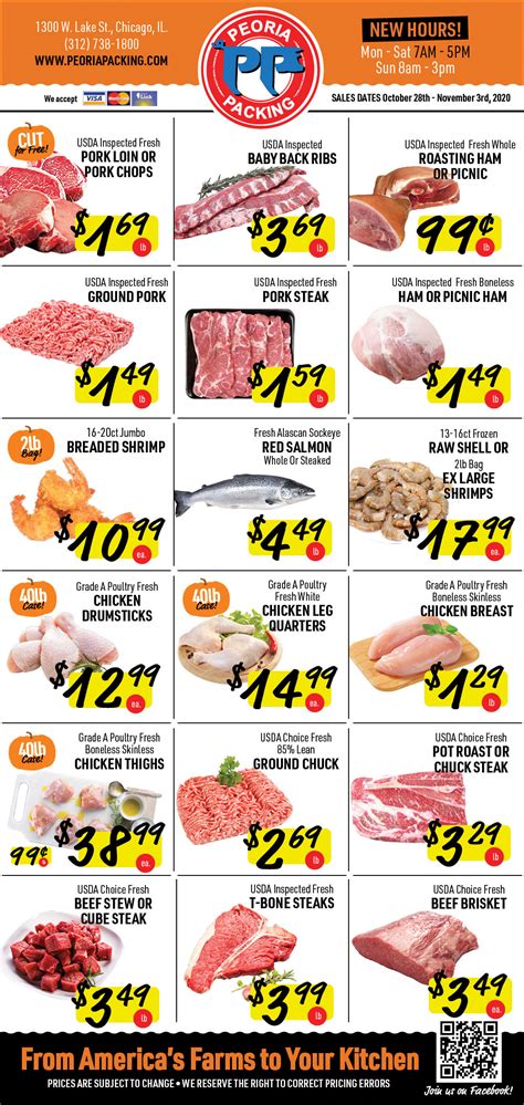 Peoria packing weekly ad. Follow Us on Instagram. With locations in Iowa, Illinois, Minnesota, Nebraska & South Dakota, Fareway offers affordable farm-fresh produce & a full-service meat case! Find a store near you! 