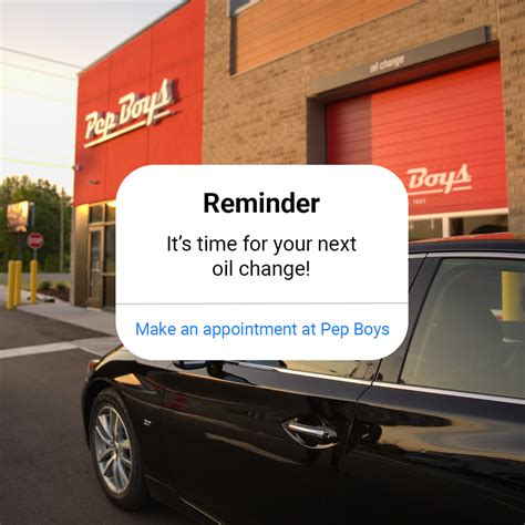 Pep boys make an appointment. Make an Appointment *Based on availability for a basic service like an oil change, availability may vary for more complex repairs. Location Information. 301 rte 37 e toms river, NJ 08753 Get ... On purchases of $199 or more made with your Pep Boys Synchrony Car Care credit card. Interest will be charged to your account from the purchase date if ... 