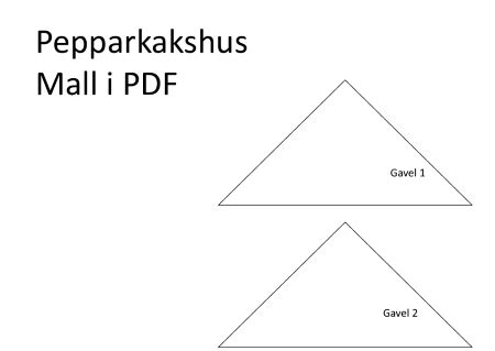 Pepparkakshus mall pdf