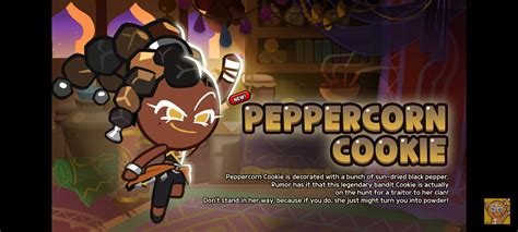 Peppercorn cookie is hmmmm.....idk actually, if she wasn