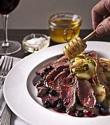 Peppered Hare Saddle Fillets with Blackcurrants and Matagouri Honey …