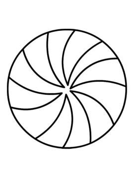 Peppermint Coloring Page