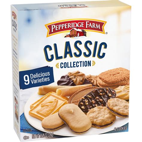 Pepridge farm. Since 1937, we’ve held true to our founder’s belief that the best ingredients combined with the skill and care of creative bakers ends with simply delicious cookies. Enjoy these Farmhouse Thin & Crispy White Chocolate Chip Cookies made with quality ingredients, including creamery butter, cage-free eggs, and real vanilla extract. 