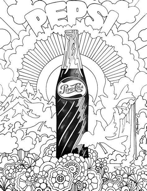 Pepsi Pages Coloring Pages