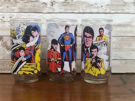 Pepsi Superman Glass - Etsy