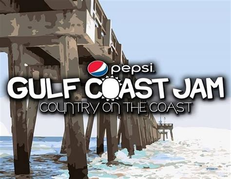 Pepsi coast jam. Many of our events revolve around music. From concerts to festivals and parades, music is a way of life in PCB. Our largest music event of the year is the Pepsi Gulf Coast Jam. The four-day summer music festival is held in June at Frank Brown Park and features some of the biggest names in country music, from Florida Georgia Line to Brooks & Dunn. 