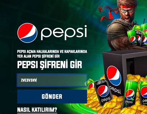 Pepsi kodu online