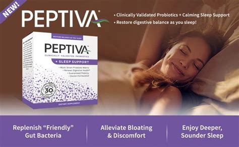 Peptiva Ease out digestive issues and sleep well