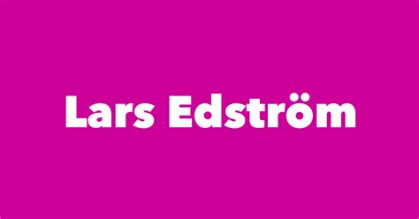 Per Simon Edstr&ouml;m &ndash; Wikipedia