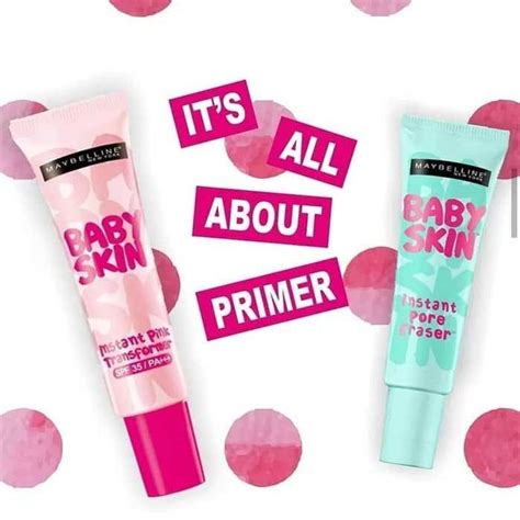 Perbedaan primer maybelline baby skin pink dan biru 【Foto mengejutkan】