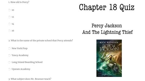 Percy Jackson Chapter 18 Literature Quiz - Quizizz