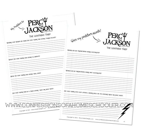 Percy jackson activity sheets pdf