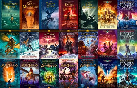 Percy jackson series order. While The Kane Chronicles doesn't feature Percy Jackson or any other Greek half-bloods, it takes place in the same universe. The book series by Rick Riordan tells the story of Carter and Sadie ... 