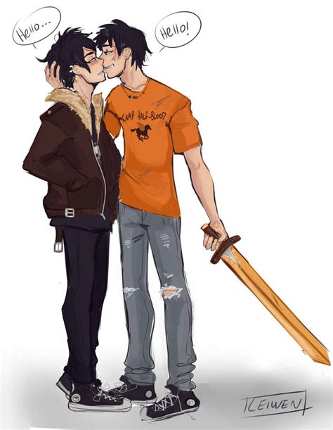 Percy x nico. Percy suddenly couldn't move his wrists and ankles, and he struggled fruitlessly while Luke wiped his sword on his orange Camp Half-Blood t-shirt. His blood. They stared at each other, one filled with pain and utter loathing, while another was amused. Luke picked up the girl's dagger, and tossed it back to her. 
