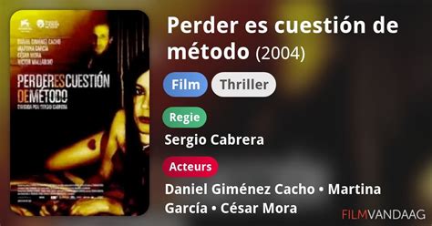 Perder Es Cuestión De Método Streaming Ita 2004 Film …