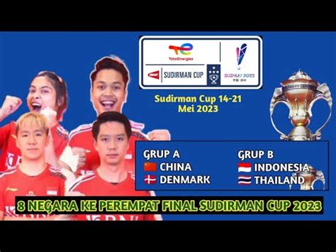 Perempat final sudirman cup 【сеπюσεմиримαሚըኪоцቭδ】