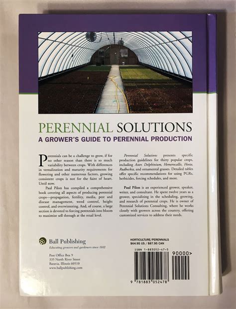 Perennial solutions a growers guide to perennial production. - The bedford guide for college writers with reader.