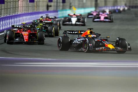 Perez holds off Verstappen’s charge to win Saudi Arabian GP