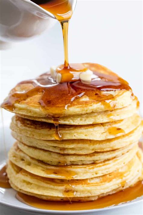 Perfect Homemade Pancake Recipe - The Stay at Home Chef