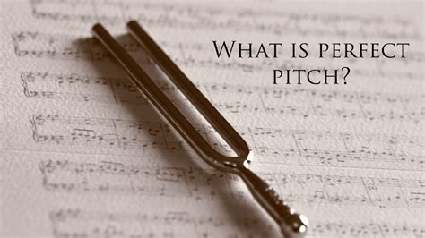 Perfect absolute pitch. Also called perfect pitch, this skill requires distinguishing sounds that differ by just 6 percent in frequency. ... For students who speak a nontonal language such as English, however, absolute ... 