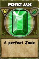 Perfect jade wizard101. Jade’s quality can be determined by examining its color, transparency, texture and cut. When determining the value of a jade stone, its weight and size must also be taken into account. 