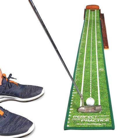 Perfect practice putting mat. This game changing putting mat is endorsed and used by the 2020 masters champion and world #1 Dustin Johnson. An additional 100+ tour pros trust Perfect Practice for their at-home putting practice. What's … 