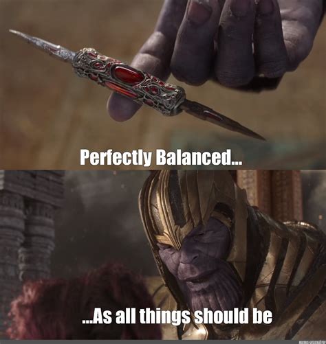 Perfectly Balanced Meme Template