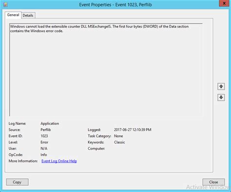 Perflib event id 1023 sysmain dll.  Event ID 1023 from the source Perflib typ...