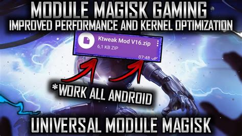 Perfmtk magisk module.  A new Magisk Module named KTweak is here, whic...