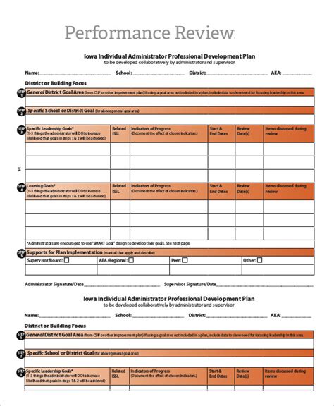 Performance Review Example 9+ Free Word, Excel, PDF Documents Download