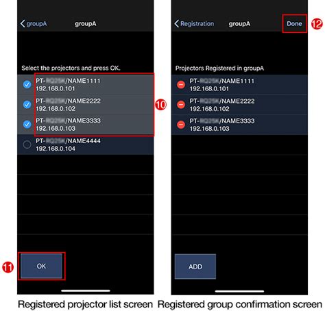 Performing Operation Smart Projector Control Panasonic Global