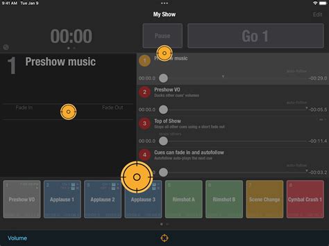 Performing Your Show Go Button 3 Documentation