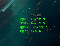 Perfoverlay drawfps 1.  With updates to Frostbite this overlay shows you how many fram...