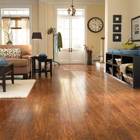 Pergo highland hickory. Pergo Max Heritage Hickory 5-1/4-in W x 3/8-in T x Varying Length Handscraped Engineered Hardwood Flooring (22.5-sq ft) Item #579928. Model #PUH25-13. Get Pricing and Availability . Use Current Location. Impressive handscraped planks with a rich hickory grain and natural character adding charm and charisma to any living space. 