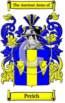 Perich Name Meaning, Family History, Family Crest & Coats of Arms