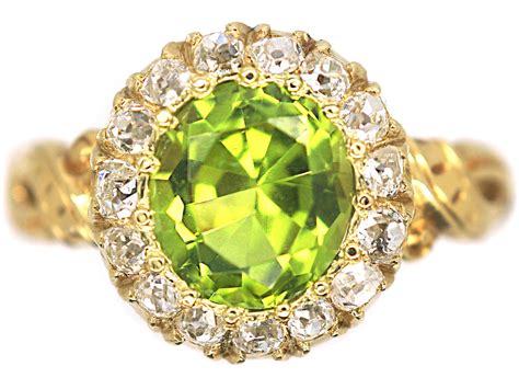 Peridot gold ring. Peridot 6 x 4mm And Diamond 9K Yellow Gold Ring. $‌510.00 $‌15.00 per month. Compare. NEXT DAY DELIVERY. 1.12ct Peridot Cluster Ring in 9K White Gold. $‌335.00 £ per month. Compare. COMPARE SELECTED CLEAR SELECTED. The Diamond Store’s Peridot Rings are perfect for any occasion. 