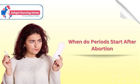 Period after abortion What to expect and when do periods start 