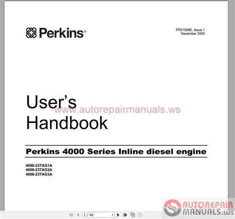 Perkins 4000 series operation and maintenance manual. - Government and not for profit accounting solutions manual.