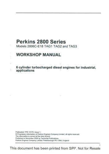 Perkins diesel engine 2800 series repair manual. - Repair manual chevrolet impala ss 1995.