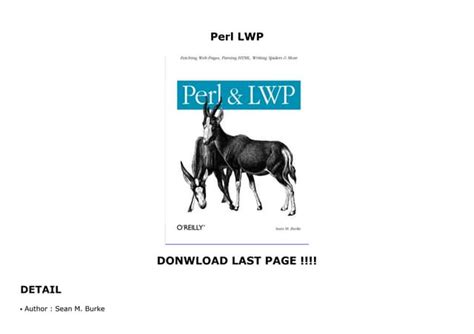 Perl lwp get.  Probably the most well know perl module implementing a web client is LWP and ...