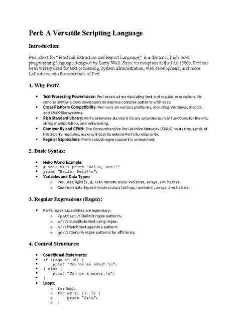 Perl scripting for vlsi pdf. Perl is a versatile scripting language essential for automatio...