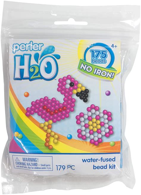 Perler Beads Flamingo and Flower H2O Fuse Beads Kit, 179pcs