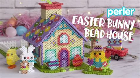 Perler Easter Bunny House Kit - YouTube