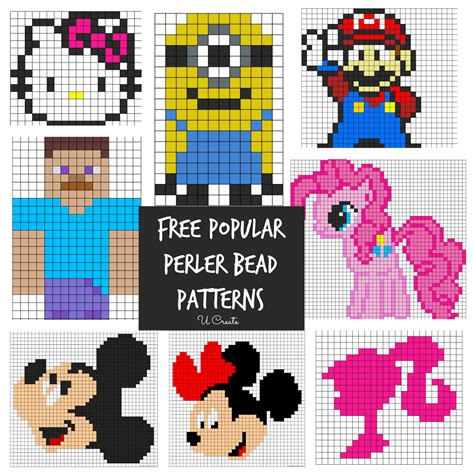  Bead Art: Turn your photo into super-cool bead art. Known as pärlplattor in some parts, these beady mosaics can be quite beautiful. Choose photographs with strong colors and funky patterns for the most striking results. Become a member to upload photos and save them for future use. . 