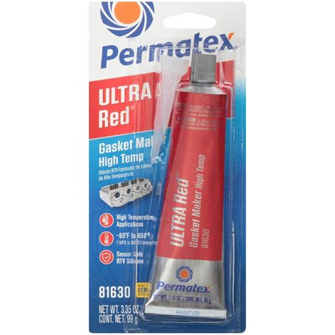 Permatex 3 Ounce High Temperature RTV Silicone Gasket