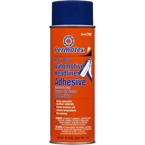 Permatex Heavy Duty Headliner & Carpet Adhesive, 16.75 oz.