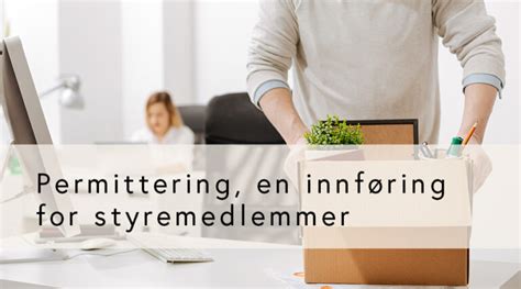 Permittering betyder
