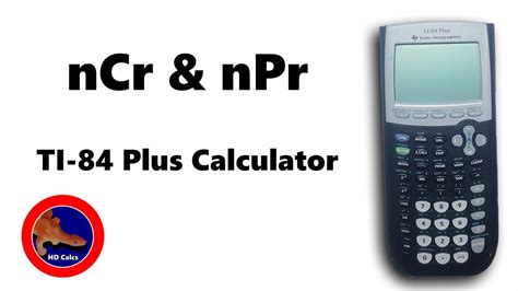 Permutations and Combinations on TI-84 - YouTube